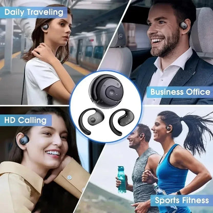 OWS Headphones Bone Conduction Earphone Open Ear Sports Bluetooth Headphones Wireless Earbuds With Noise Cancellation