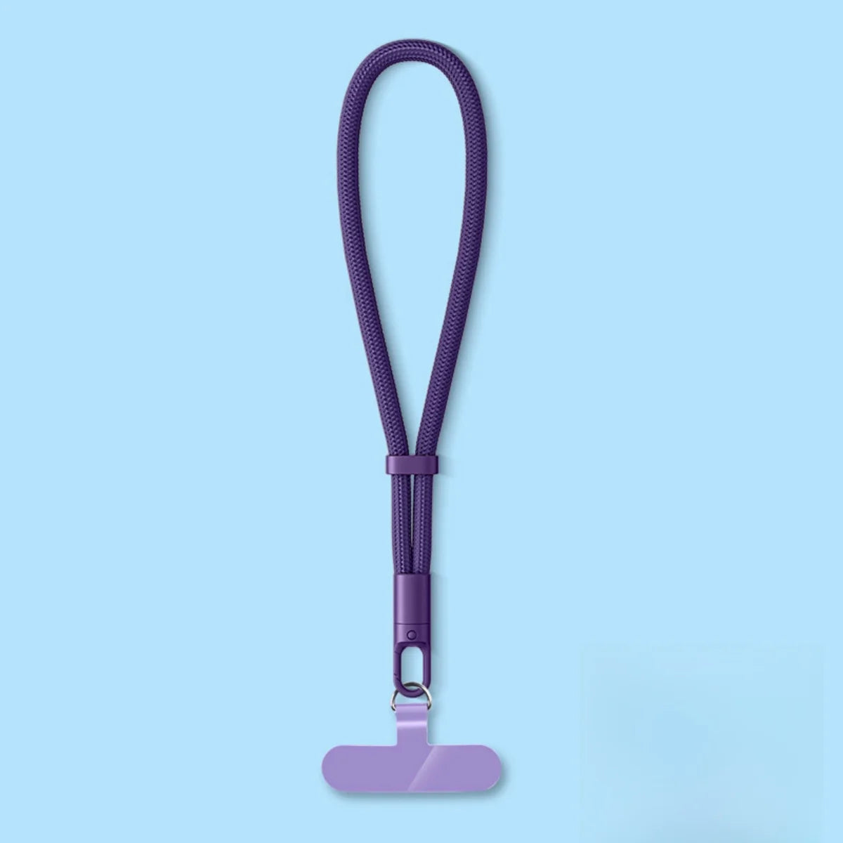 Lanière de téléphone portable universelle réglable, dragonne courte avec conception Anti-chute autobloquante, sangle de téléphone en Polyester Durable