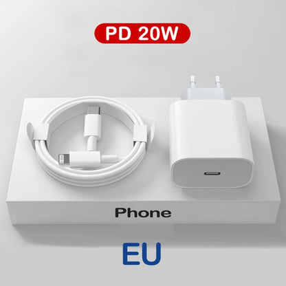 PD Charger 20W Fast Charging USB C Charger For iPhone 15 14 13 Pro Max Mini X XS Quick Charge Type C Phone Charger Power Adapter