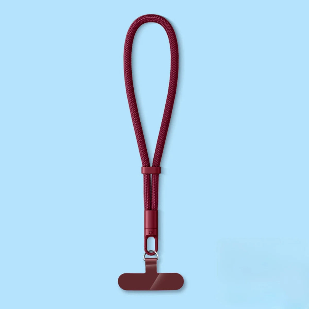 Lanière de téléphone portable universelle réglable, dragonne courte avec conception Anti-chute autobloquante, sangle de téléphone en Polyester Durable