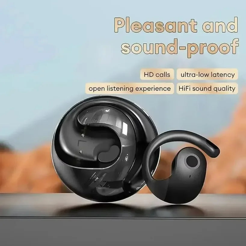 OWS Headphones Bone Conduction Earphone Open Ear Sports Bluetooth Headphones Wireless Earbuds With Noise Cancellation